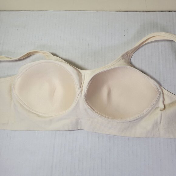 Truekind Beige Daily Comfort Wirefree Shaper Bra #10022 Size M - Picture 3 of 4